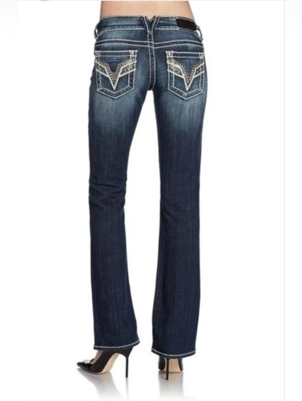 Vigoss The Chelsea Slim Bootcut Jeans Sz 18